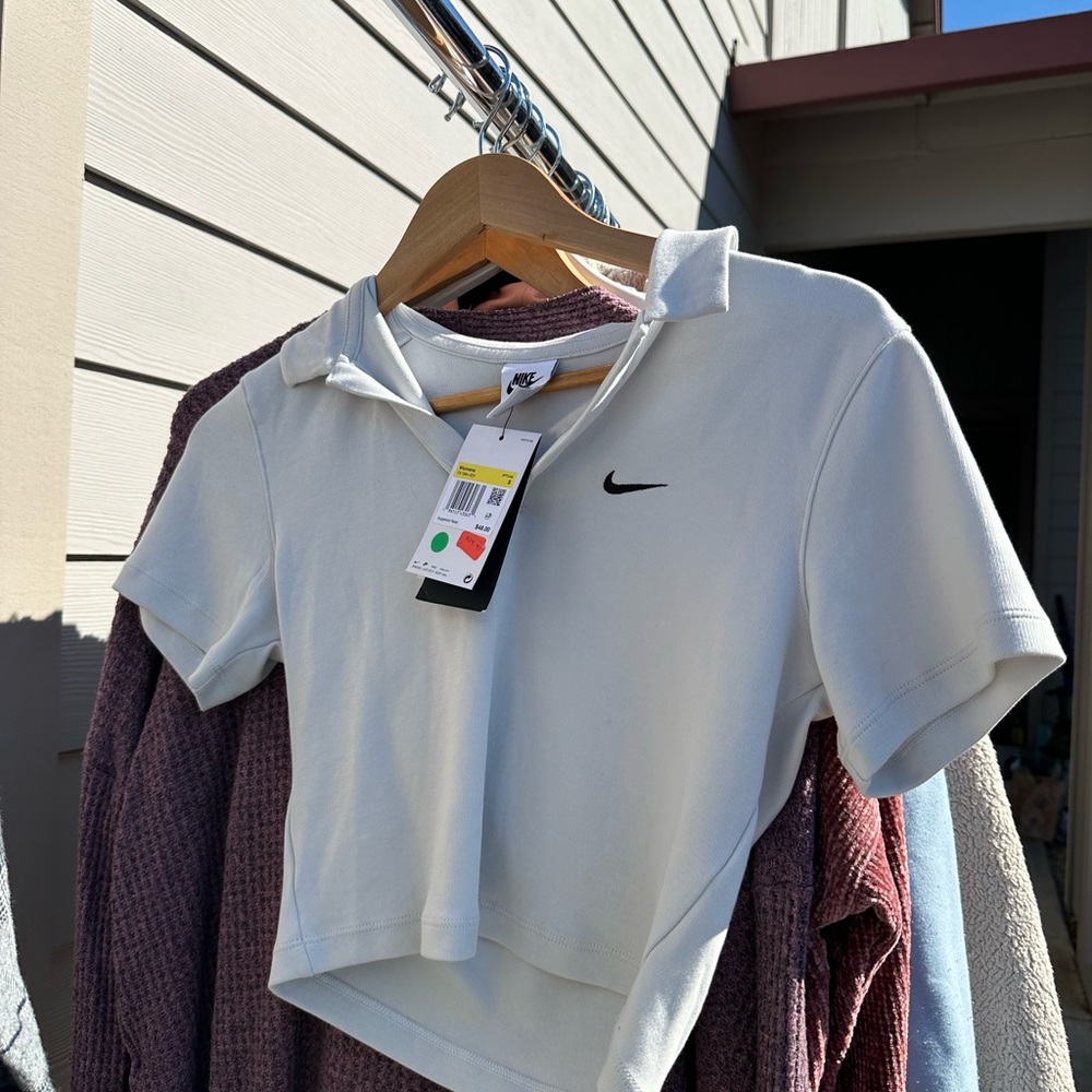 Nike White Women's Polo Shirt